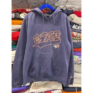Vintage 90s UTEP University Pro Player Hoodie Sweatshirt Size Medium University